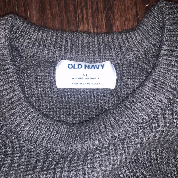 Men's Gray Sweater - Picture 2 of 2